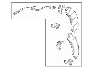 Genuine GM Brake Pads Front - GM (86788820) - Picture 1 of 2