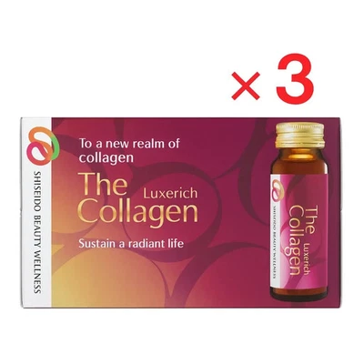 SHISEIDO The Collagen Luxe Rich Drink 50mL x 10 bottles x 3 boxes From Japan New - Image 1 of 4