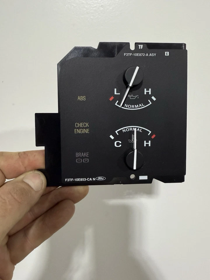 Ford F150 F250 1992-1996 conjunto de medidor de presión de aceite y temperatura F3TF-10E853-CA Foto 1 de 4