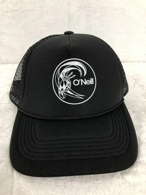 Gorra O'Neill Gorra A Presión Negra Camionero Malla Para Hombres Surf Logo Playa Patín Gráfico Foto 1 de 4