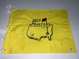 Sergio Garcia autographed 2017 Masters signed PGA Golf Pin Flag - PSA COA! - Picture 1 of 4
