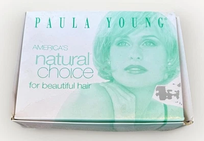 Peluca vintage Paula Young Endearment A Style 3002 color 56 gris mezcla nueva de stock corta Foto 1 de 4