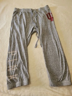 VS PINK W 5th And Ocean IU Hoosiers Drawstring Gray Lounge pants S - Image 1 of 3