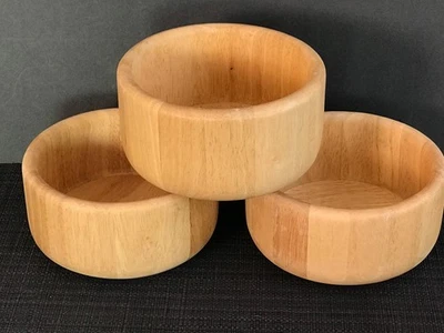 Dansk / Tailandia Madera pentaviada rubia - Ensaladeras para una sola porción - 3 - Cuencos Foto 1 de 4