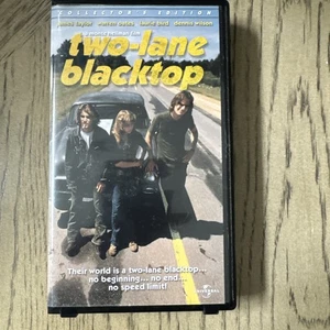 Two Lane Blacktop VHS 1971 Universal James Taylor Dennis Wilson 1999 Release - Imagen 1 de 3