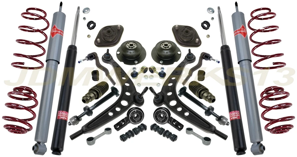 Suspension Rebuild Kit KYB Shocks Vogtland Springs Bmw E30 325e 325es 84 - 88 Foto 1 de 4