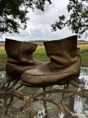 Botas mocasín vintage Sears para hombre talla 11 1/2 ancho EE Foto 1 de 4