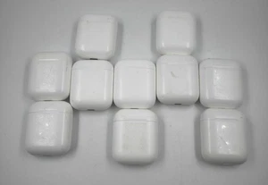 Lot of 10 Apple A1602 AirPods & Charging Cases - Used, Working - Picture 1 of 10