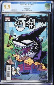 Venom War It's Jeff (Marvel) #1 Rickie Yagawa 1:25 Variant Cover CGC 9.9 WP NM/M - Picture 1 of 3