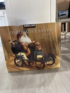 Kirkland Signature Large Santa Clause in a Christmas Car Decoration Display - Picture 1 of 11