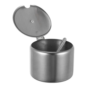 Tarro de condimentos de 3 piezas contenedor de servidor de condimentos frascos de acero inoxidable - Imagen 1 de 12