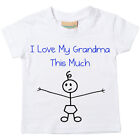 Boys I Love My Grandma This Much Tshirt