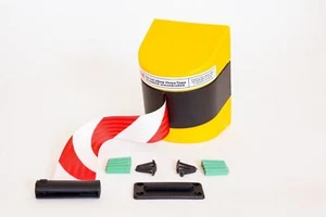 Light Weight Mini Safety Barrier Reel 10 meters Red and White Tape (KC310/10) - Picture 1 of 2