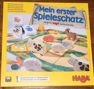 HABA Mein erster Spieleschatz - My First Treasury of Games 3-12 Years - Picture 1 of 9