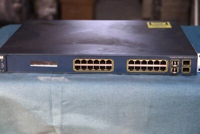 Cisco Catalyst 3560G Series Switch PoE-24 WS-C3560G-24PS-S V05 - Image 1 of 2