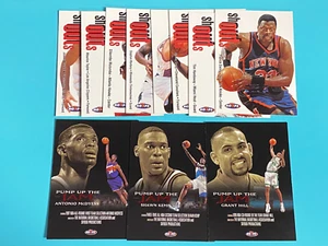 Lotto di (11) 1998-99 Skybox NBA Hoops Shouts & Pump Up The Jam Insert Card Lotto - Foto 1 di 11