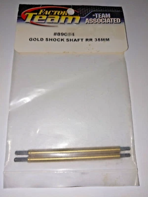 Team Associated RC 89054 Gold Shock Shaft RR 38mm - Image 1 of 2