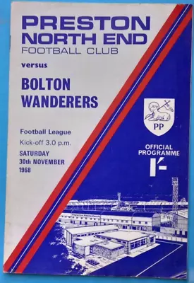PRESTON NORTH END v BOLTON WANDERERS 68-69 2nd DIVISION MATCH - Image 1 of 4