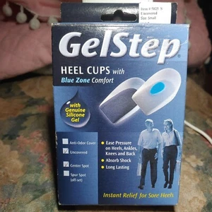 GelStep Heel Cups with Blue Zone Comfort size Small - Picture 1 of 4