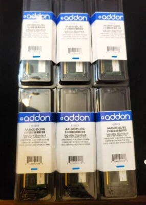 AA160D3SL/8G SODIMM DDR3-1600MHz 1.35V Dual Rank Unbuffered Industry Standard - Image 1 of 4