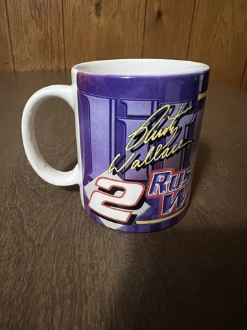 Nascar Rusty Wallace #2 Coffee tea Cup Mug Miller Lite faded? Cover