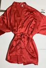 Victoria Secret OSFM Y2K, Vintage Red Silky Robe with belt in perfect condition
