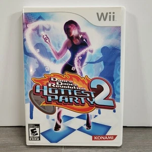Dance Dance Revolution: Hottest Party 2 Nintendo Wii Complete w/ Manual Tested - Picture 1 of 4