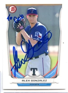 Alex Gonzalez signierte handsignierte AUTO 2014 Bowman Karte #TP-49 - Bild 1 von 1