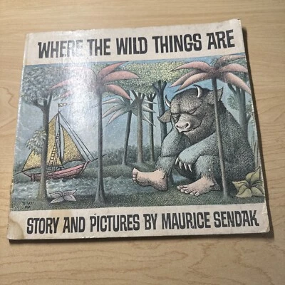 Where The Wild Things Are, by Maurice Sendak 1st Softcover 1969 Printing - Image 1 of 4