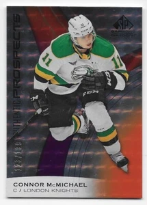 19/20 SP GAME USED CHL ORANGE PARALLEL #55 Connor McMichael #123/199 - Picture 1 of 2