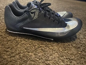 Size 12 - Nike Zoom Rival Black Metallic Silver Brand New 🔥🔥🔥 - Picture 1 of 6