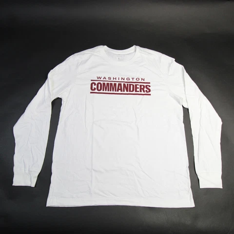 Washington Commanders Nike Nike Tee Long Sleeve Shirt Men's White New Cover