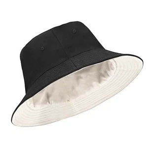 Oversize XXL Cotton Bucket Hat Extra Large Reversible Trendy Fisherman Hats U... - Picture 1 of 6
