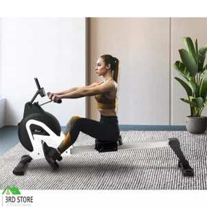 Finex Rowing Machine Rower Magnetic Resistance Fitness Workout Home Gym Cardio - Picture 1 of 12