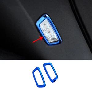 For Mercedes-Benz GLC 2016-2021 Steel Blue Rear Reading Light Lamp Frame Trim - Imagen 1 de 6