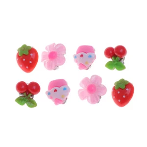 4 Pares de Pendientes de Clip Pendientes de Clip para Niñas Pendientes de Clip para - Imagen 1 de 8