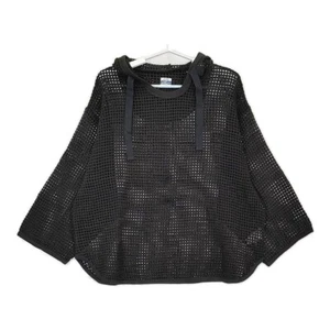 ARMY TWILL Mesh hoodie cotton AM-2313001-JSW Parker black 5-0408M♪ - Picture 1 of 4