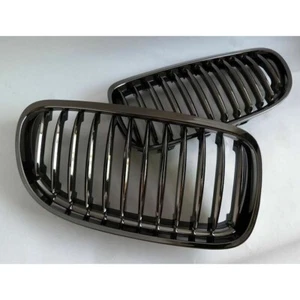 For 2009-2011 BMW E90 E91 LCI Sedan Wagon Front Grille Black Chrome 325i - Picture 1 of 4