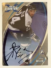 2002-03 Be A Player BAP Signature Series Autographs Shane Willis Auto #151