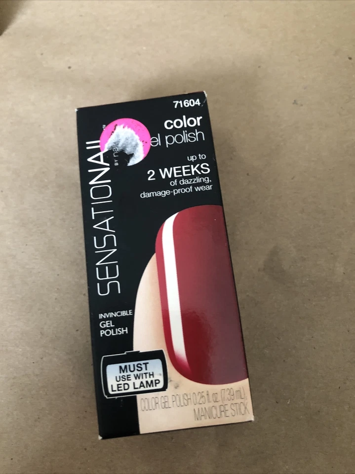 Sensacional color gel esmalte sangría jugosa Foto 1 de 2