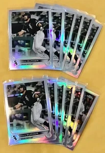 12 CARD LOT - 2022 TOPPS CHROME - REFRACTOR #204 - JAKE BURGER - ROOKIE - MINT - Picture 1 of 1