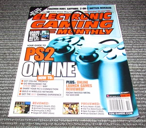 Electronic Gaming Monthly EGM October 2002 Issue #159 (PS2 Online Cover) - Imagen 1 de 2