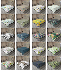 Ambesonne Cactus Flat Sheet Top Sheet Decorative Bedding 6 Sizes
