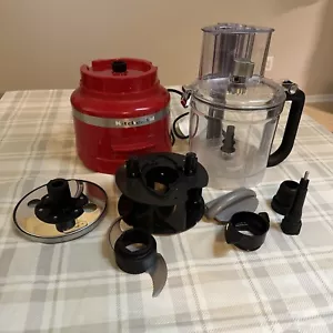 KitchenAid KFP1318ER 13-Cup Food Processor with Work Bowl Red Ships FREE - Picture 1 of 5