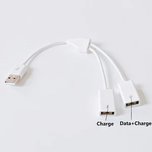 20cm USB Splitter Y Cable usb 2.0 male to dual usb female extension cable - Picture 1 of 6