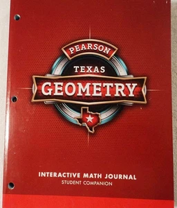 Pearson Texas Geometry: Interactive Math Journal Student Companion Paperback - Picture 1 of 1
