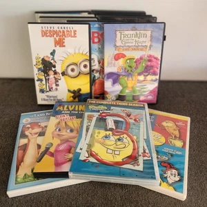 14 Children's DVD Lot SpongeBob, Frozen, Bubble Guppies, Land Before Time, Suess - Picture 1 of 5