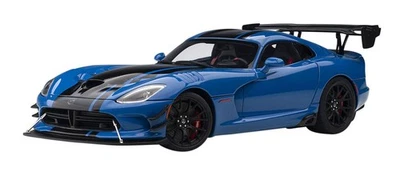 AUTOart Dodge Viper ACR Blue/Black Stripe 71734 ABS Model Car Luxury Vehicle - Image 1 of 4