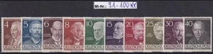 Berlin Mi-Nr.: 91-100 Männer Berlins 1952 sauber postfrischer Satz - Bild 1 von 1