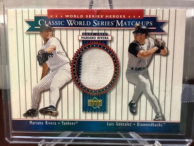 2002 ВЕРХНЯЯ ПАЛУБА КЛАССИЧЕСКАЯ МИРОВАЯ СЕРИЯ МАТЧИ RIVERA/GONZALEZ ИГРА Б/У РЕЛИКВИЯ  - Изображение 1 из 3